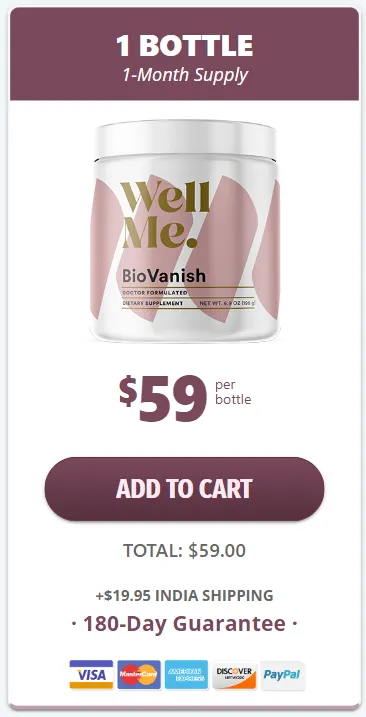 BioVanish 1 bottle price